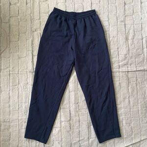Port & Company core fleece men XL pull on sweatpants W/elastic waist navy blue